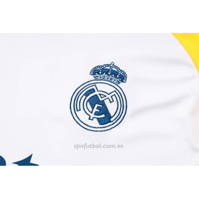 Chandal del Real Madrid Manga Corta 2024-2025 Blanco - Pantalon Corto